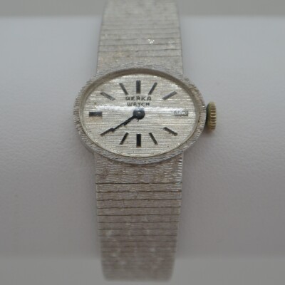 Montre dame tout or gris