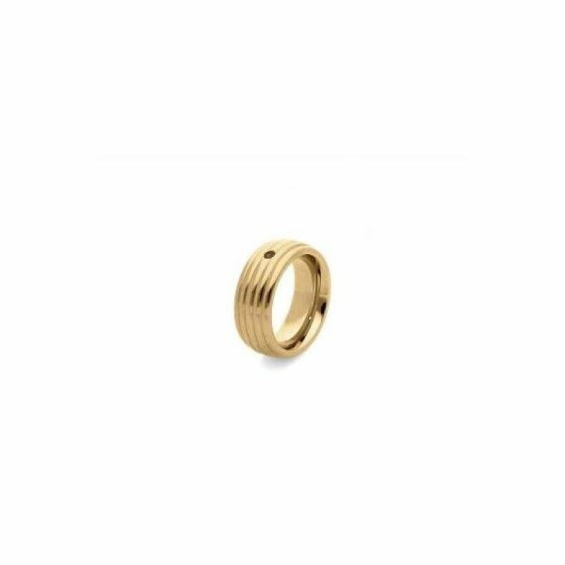 Bague QUDO Sanza en métal doré, taille 58