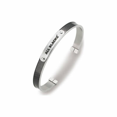 Bracelet All Blacks en acier