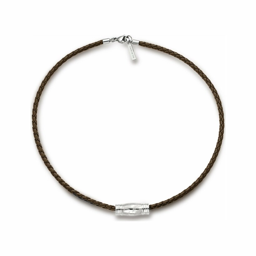 Collier perles noires aspect mat ou bracelet 3 tours - longueur 60+5cm