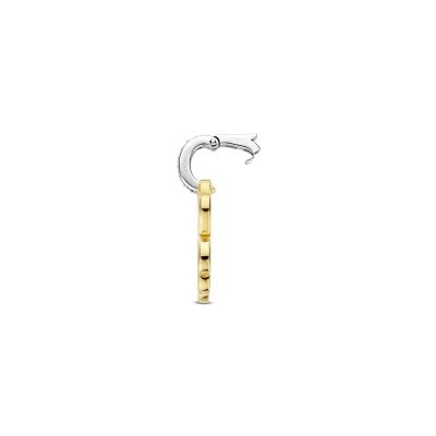 Pendentif Ti Sento en argent doré et nacre
