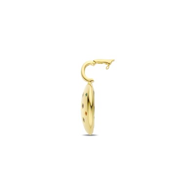 Pendentif Ti Sento en argent doré et pierres de couleurs