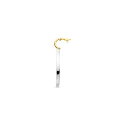 Pendentif Ti Sento en argent doré et oxyde de zirconium