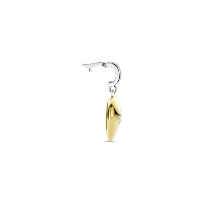 Pendentif Ti Sento en argent doré et oxyde de zirconium
