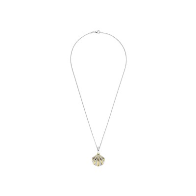 Pendentif Ti Sento en argent doré et oxyde de zirconium