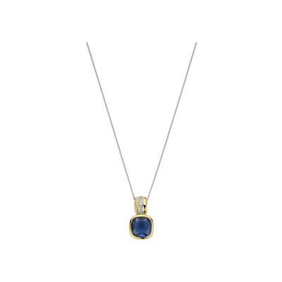 Collier Ti Sento en argent doré et oxydes de zirconium