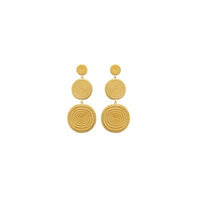 Boucles d'oreilles en plaqué or