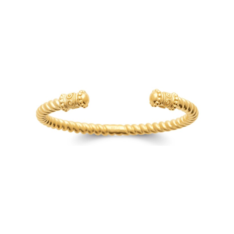 Bracelet-jonc Collection Constance Aglae en plaqué or