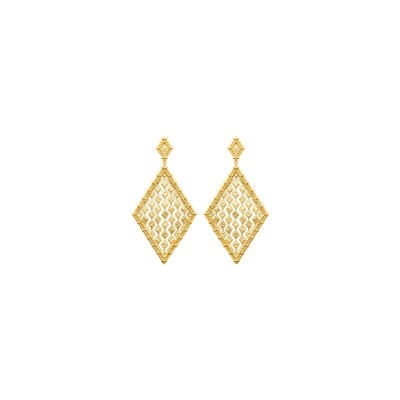 Boucles d'oreilles Collection Constance Byzance en plaqué or