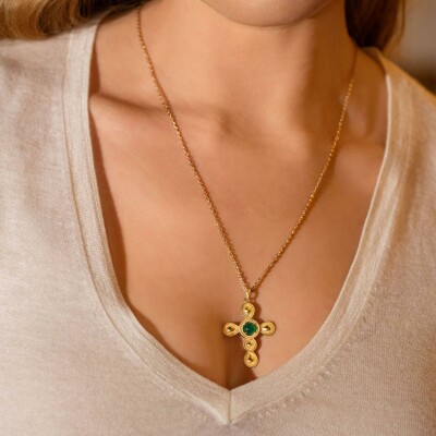 Collier Collection Constance Théodora en plaqué or