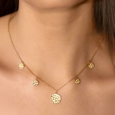 Collier Collection Constance Théia en plaqué or