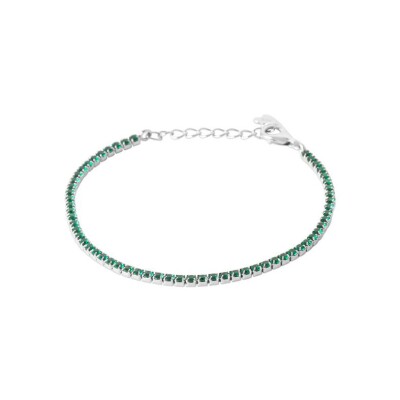 Bracelet en argent rhodié