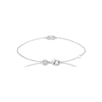 Bracelet en argent rhodié