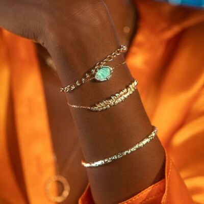Bracelet en plaqué or
