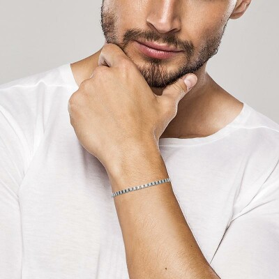 Bracelet en acier