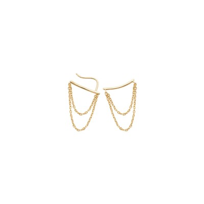 Boucles d'oreilles en plaqué or