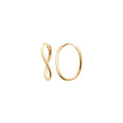 Créole en plaqué or