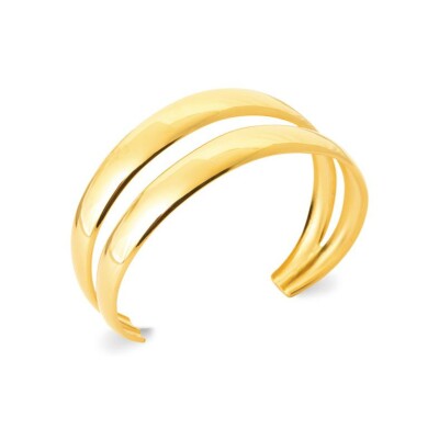 Bracelet jonc en acier et pvd