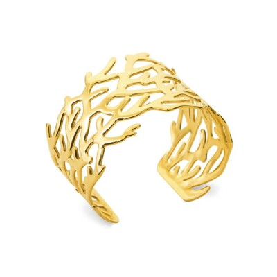 Bracelet jonc en acier et pvd