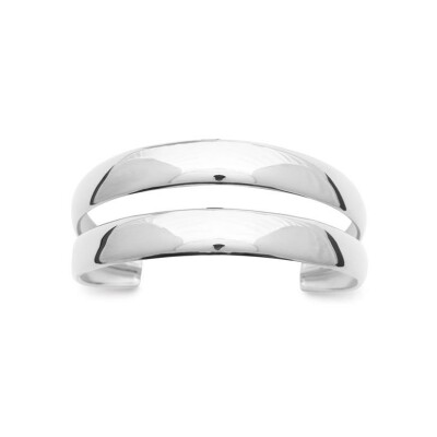 Bracelet jonc en acier et pvd