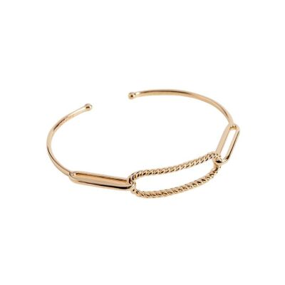 Bracelet jonc en plaqué or