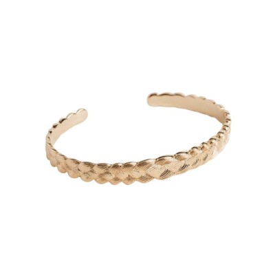 Bracelet jonc en plaqué or