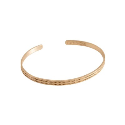 Bracelet jonc en plaqué or