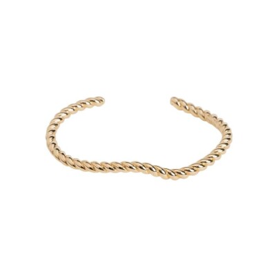 Bracelet jonc en plaqué or