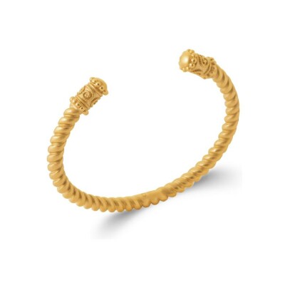 Bracelet jonc en plaqué or