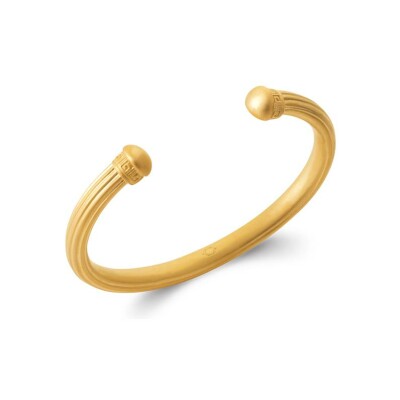 Bracelet jonc en plaqué or