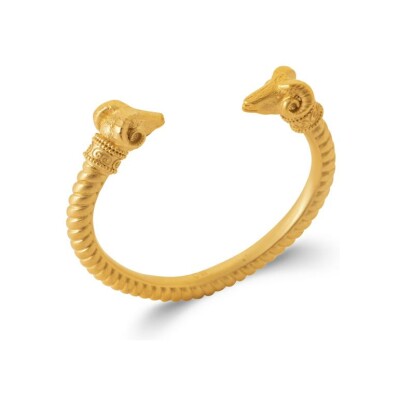 Bracelet jonc en plaqué or