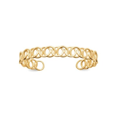 Bracelet jonc en plaqué or