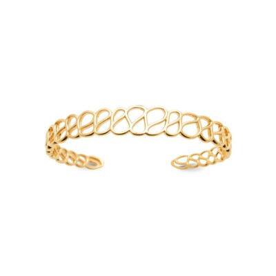 Bracelet jonc en plaqué or