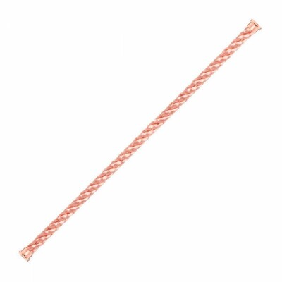 FRED interchangeable cable, large size, pink gold, pink gold end caps