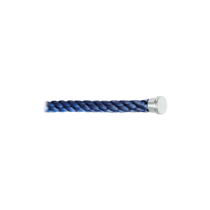 Câble FRED interchangeable Grand Modèle en acier bleu embouts acier