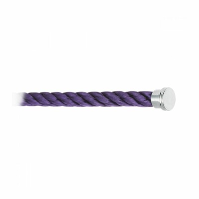 FRED Force 10 large size bracelet cable, purple with steel clasp