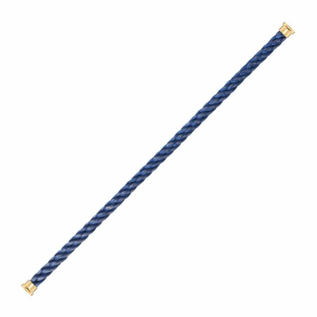 Câble grand modèle FRED Force 10 en acier bleu jean