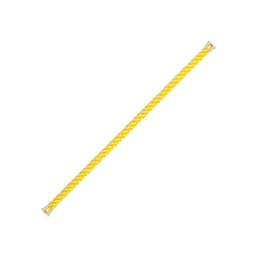 Câble FRED Force 10 GM en corderie jaune fluo