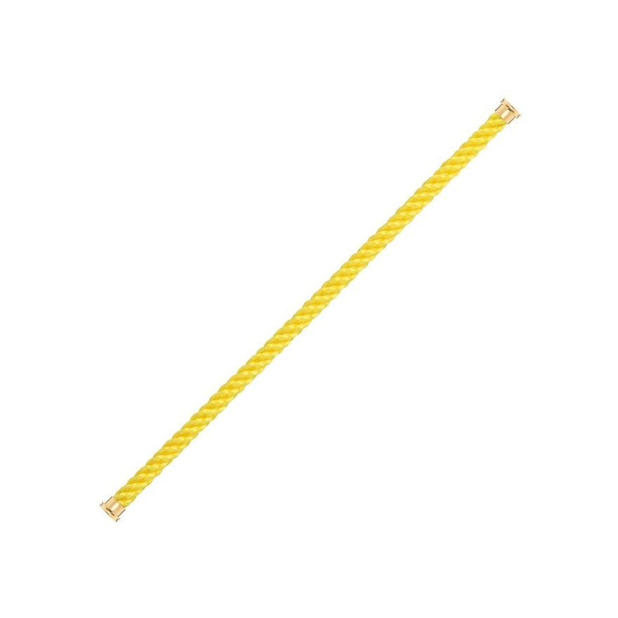 Câble FRED Force 10 GM en corderie jaune fluo