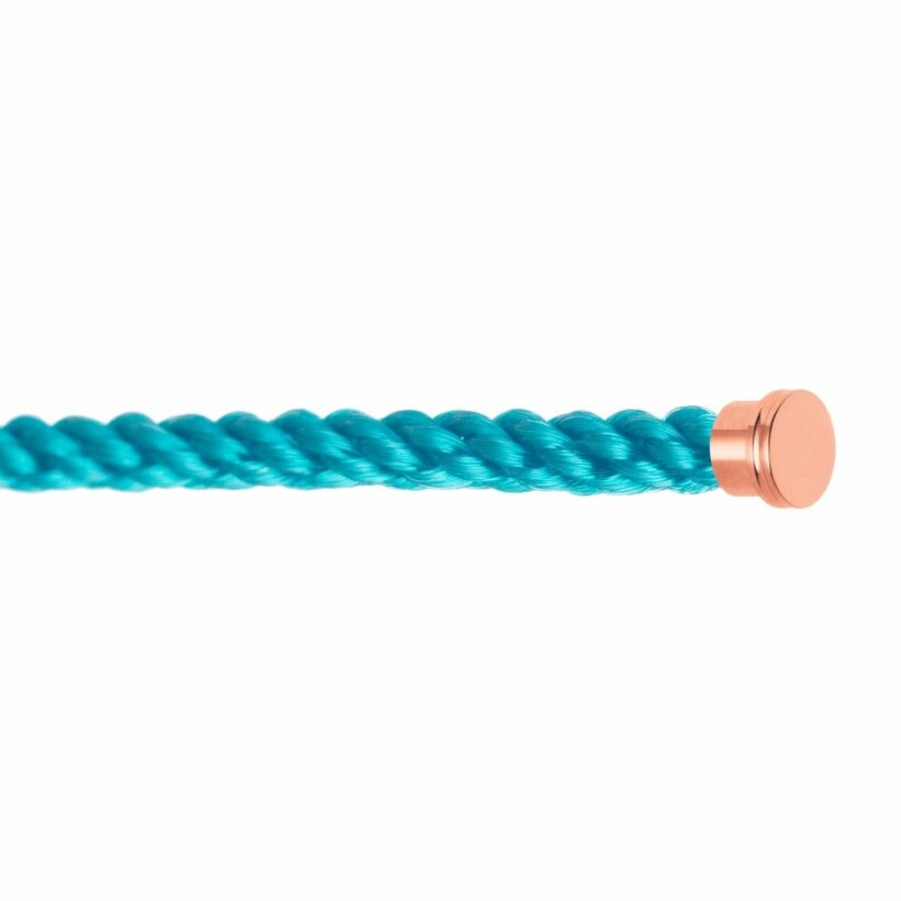 FRED Force 10 large size cable, turquoise blue gold rope