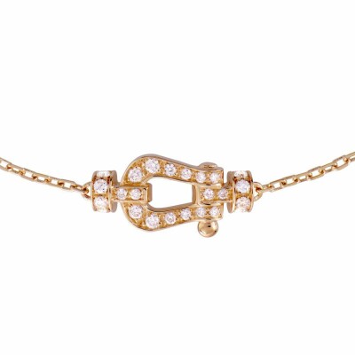 Bracelet petit modèle FRED Force 10 en or jaune et diamants