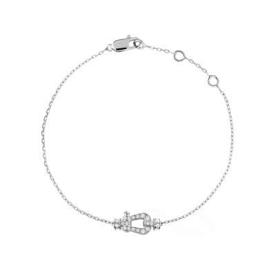 Bracelet FRED Force 10 Petit modèle en or blanc en diamants