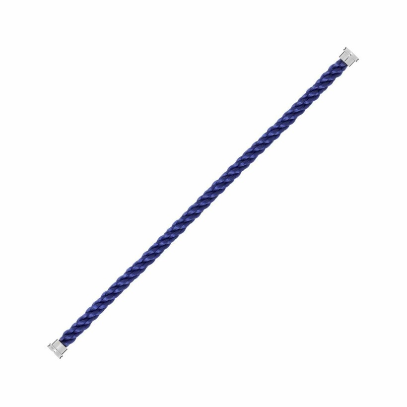 FRED GM Seil für Armband mit indigoblaue Seilkabel und Stahlkappe
