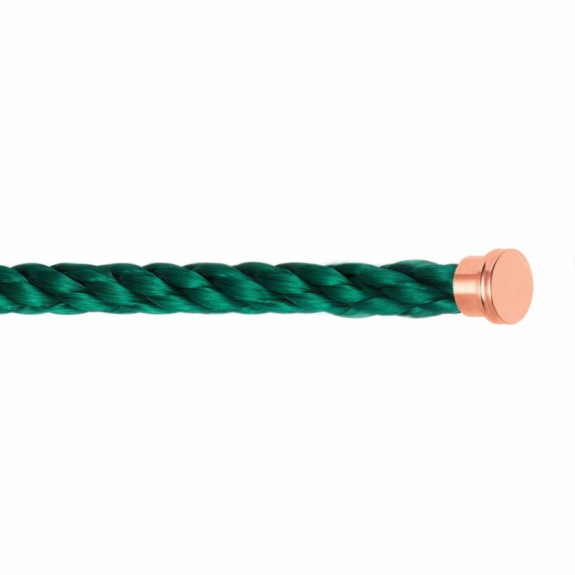 FRED Force 10 large size cable, emerald green steel