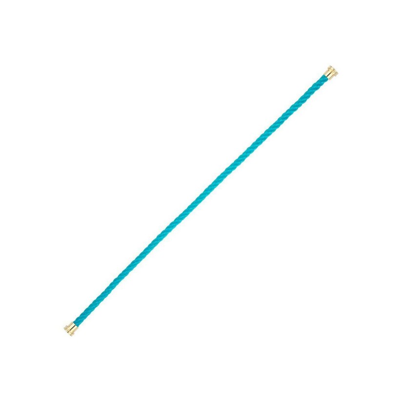 Câble moyen modèle FRED Force 10 en corderie bleu turquoise