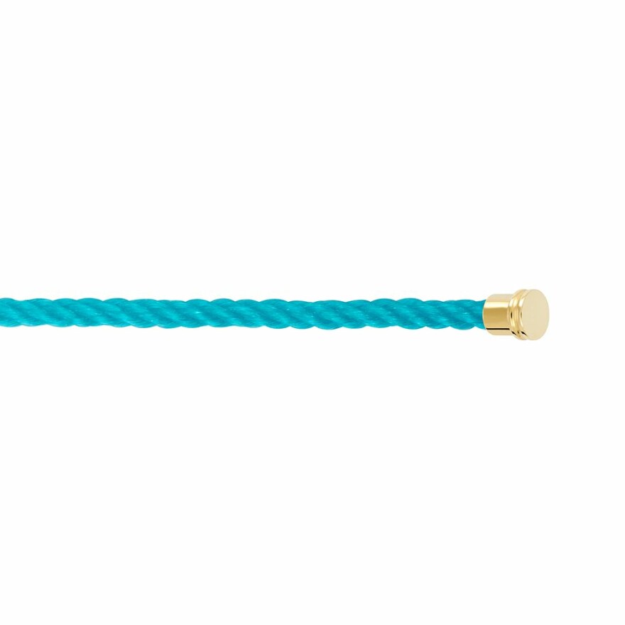 Câble moyen modèle FRED Force 10 en corderie bleu turquoise