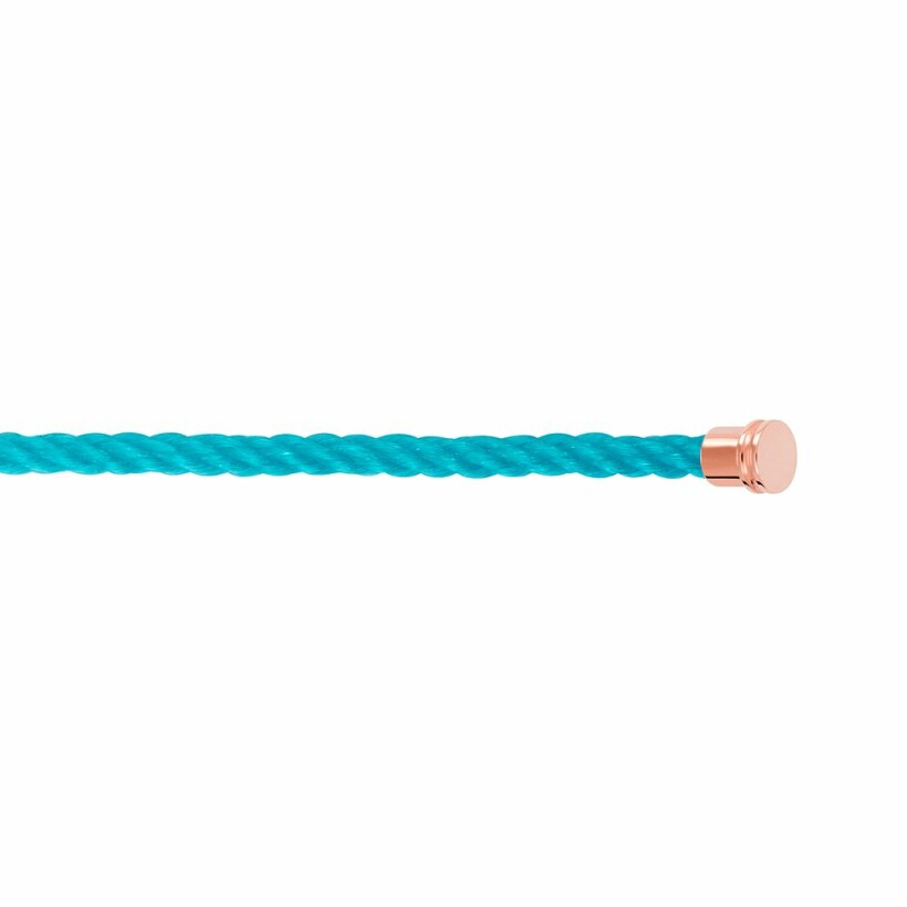 Câble moyen modèle FRED Force 10 en corderie bleu turquoise