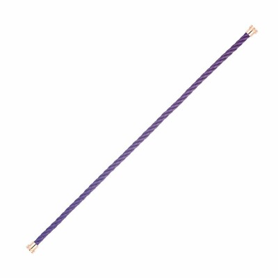 FRED Force 10 medium size bracelet cable in purple steel