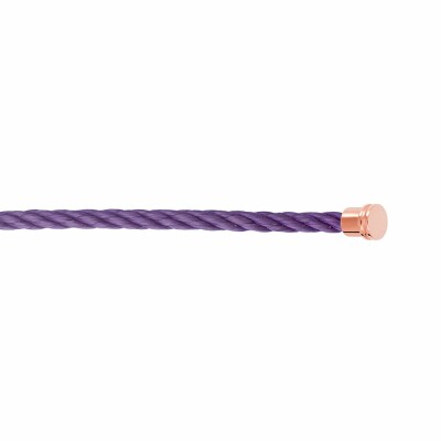 FRED Force 10 medium size bracelet cable in purple steel