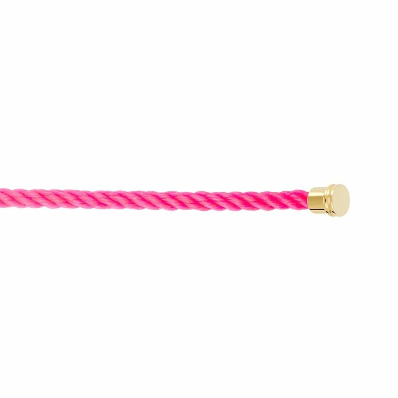 Câble moyen modèle FRED Force 10 en corderie rose fluo